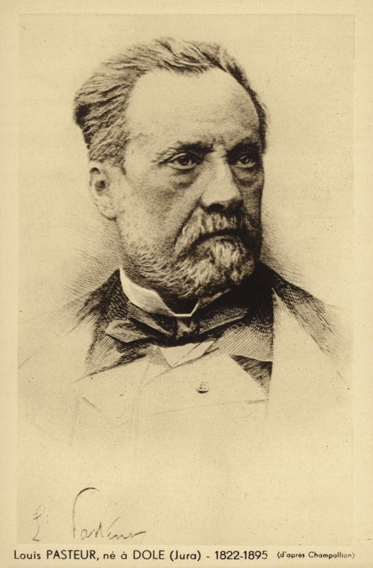 Louis Pasteur (1822-1895), Fransız kimyager ve mikrobiyolog by French Photographer