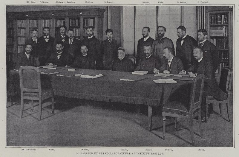 Louis Pasteur ve iş arkadaşları, Paris