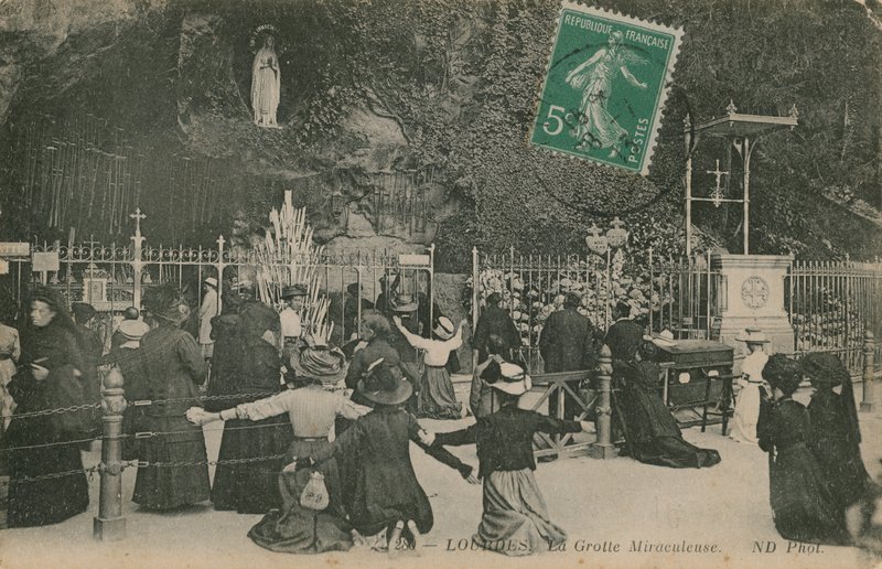 Lourdes, Mucizevi Mağara. 28 Mart 1913