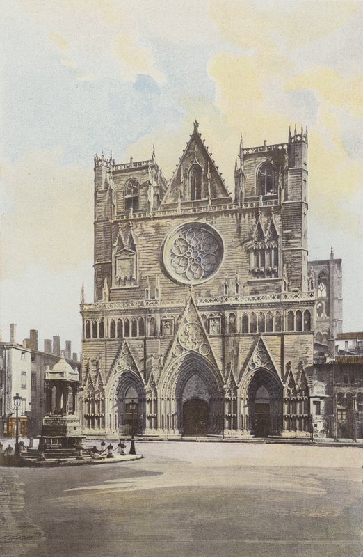 Lyon, Cathedrale St-Jean, Cephe O by French Photographer