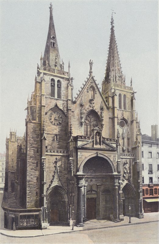 Lyon, St-Nizier Kilisesi, Cephe O by French Photographer