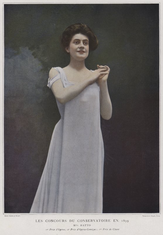 Matmazel Hatto, Conservatoire de Paris