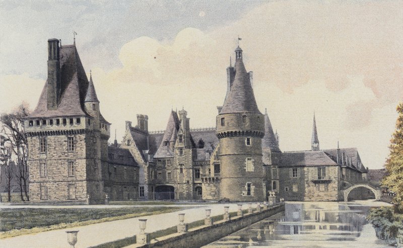 Maintenon, Chateau, Genel görünüm by French Photographer