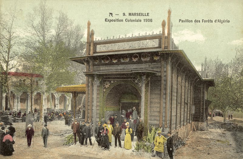 Marsilya, Koloni Sergisi 1906, Pavillon Des Forets D