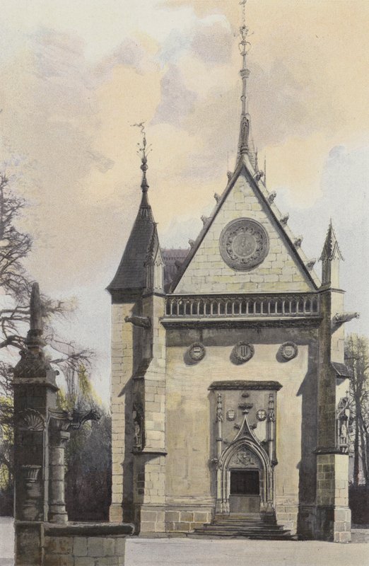 Meillant, Chateau Şapeli ve kuyusu by French Photographer