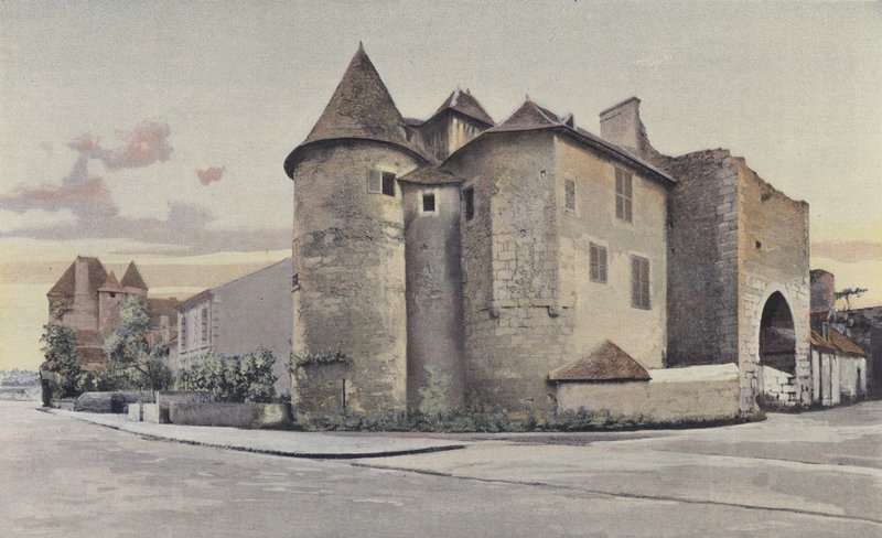 Mennetou-sur-Cher, Şato, Görünüm E by French Photographer
