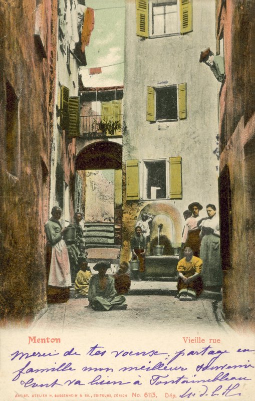 Menton, Fransa, Eski Sokak by French Photographer