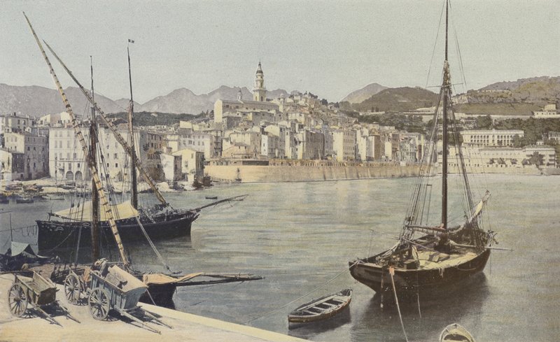 Menton, Port ve Eski Şehir by French Photographer