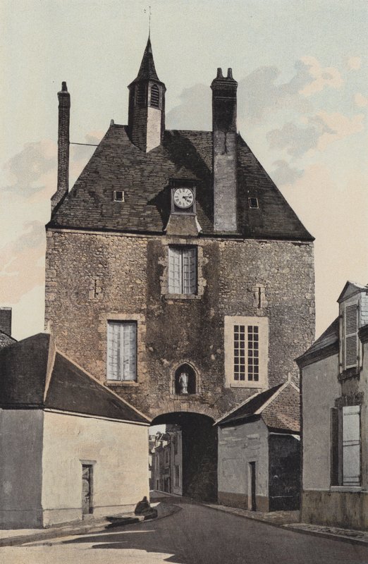 Meung, Şehir kapısı, Porte dAmont olarak bilinir by French Photographer