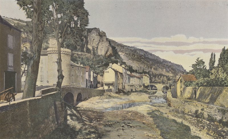 Meyrueis, La Jonte, şehrin dibinde by French Photographer