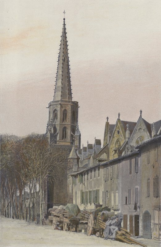 Mirepoix, Kilisenin çan kulesi by French Photographer
