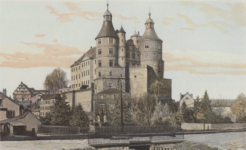 Montbeliard, Kaleden görünüm by French Photographer