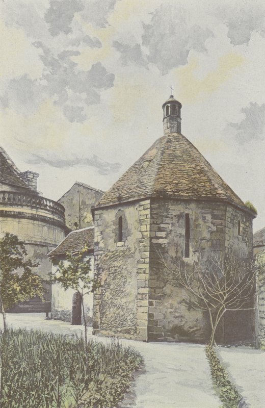 Montmorillon, Küçük sekizgen, Seminaire bahçesinde by French Photographer