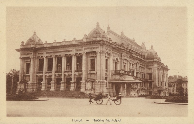 Belediye Tiyatrosu, Hanoi, Fransız Çinhindi by French Photographer
