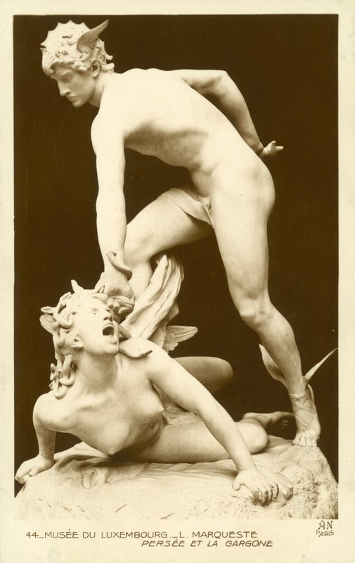 Musee Du Lüksemburg, L Marqueste Persee Et La Gargone by French Photographer