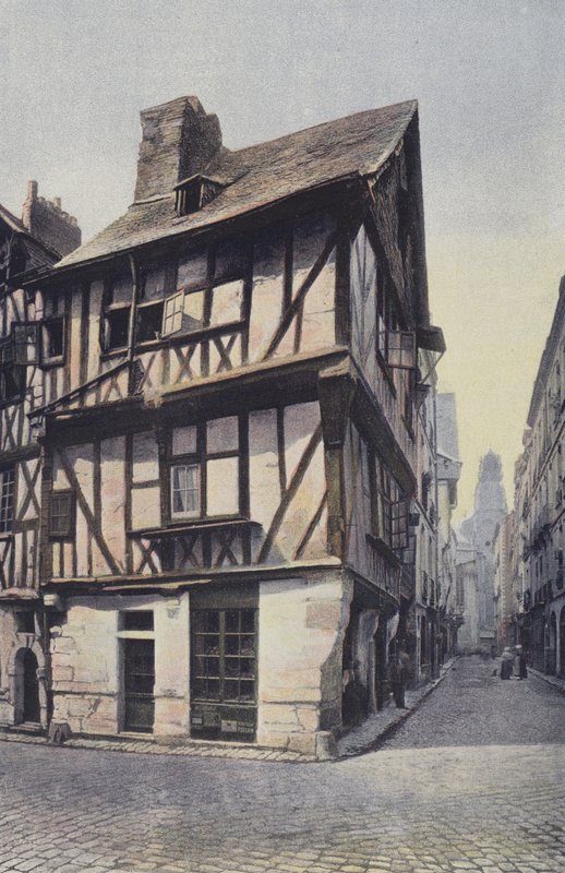 Nantes, Eski evler, rue de la Juiverie by French Photographer