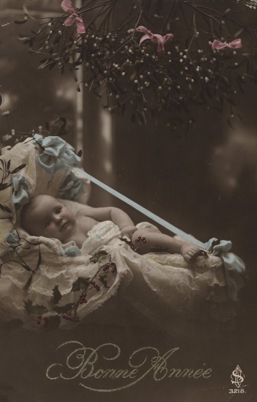 Bebek ile yeni yıl kartı by French Photographer