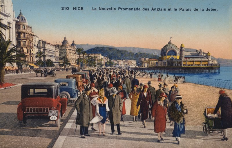 Nice, The New Promenade Des Anglais, Palais De La Jetee by French Photographer