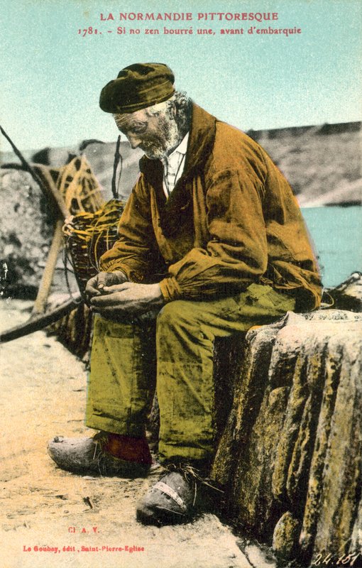 Normandiya, balıkçı by French Photographer