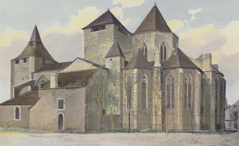 Oloron-Sainte-Marie, Eglise Sainte-Marie, Ensemble S E by French Photographer