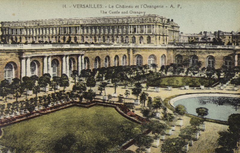 Versay Sarayı Orangery (renkli fotoğraf) by French Photographer
