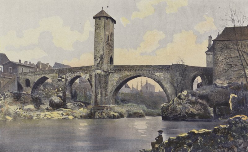 Orthez, Gave de Pau Üzerindeki Köprü by French Photographer