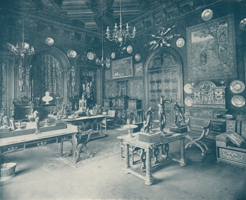 Paris: Musee Spitzer Bürosu (s/b fotoğraf) by French Photographer