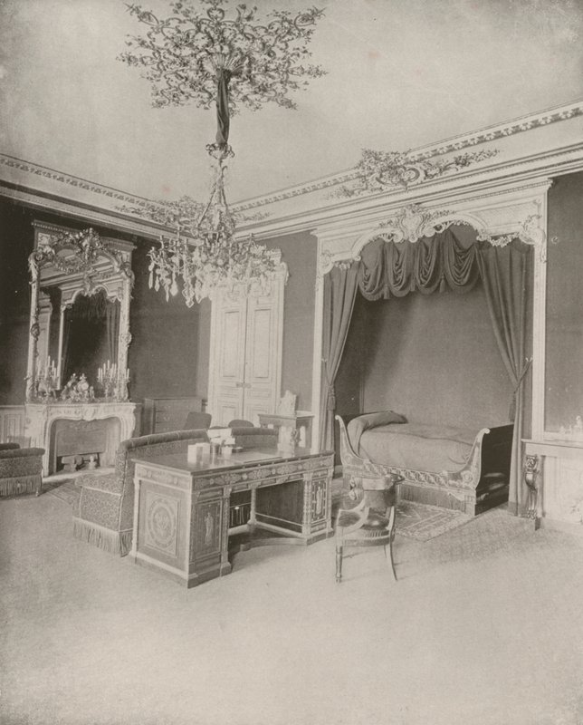 Paris: Gambetta Odası, Palais Bourbon (s/b fotoğraf) by French Photographer