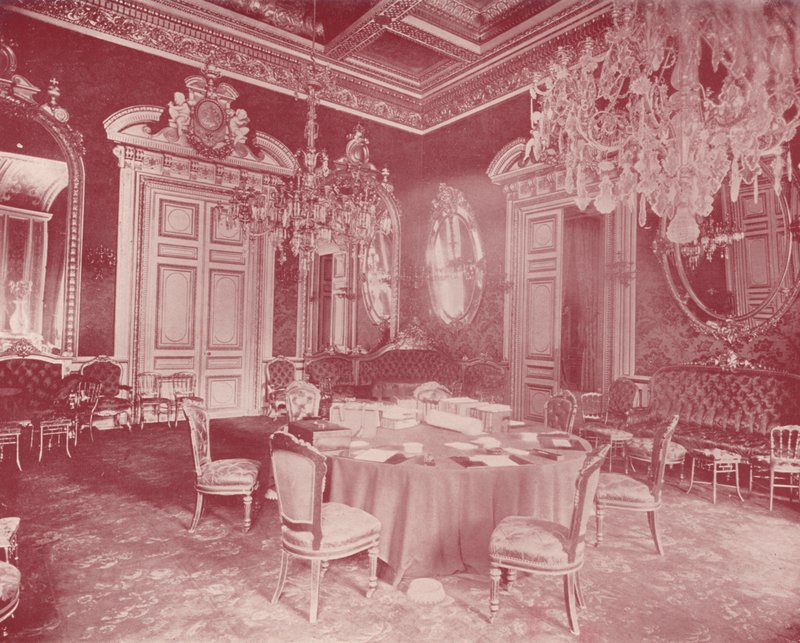 Paris: Konferans Salonu, Dışişleri Bakanlığı (s/b fotoğraf) by French Photographer