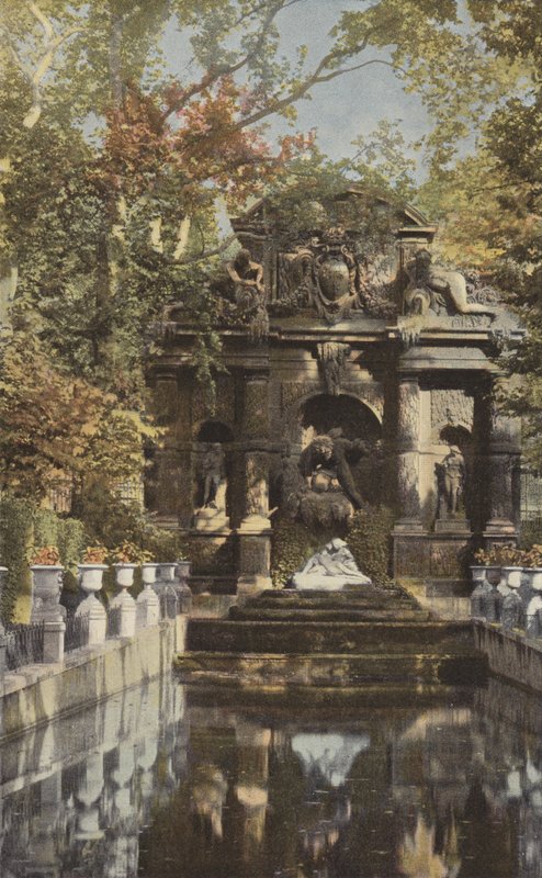Paris, Fontaine de Medicis Lüksemburg Bahçeleri