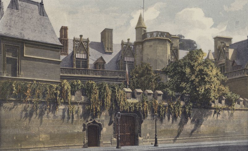 Paris, Hotel de Cluny, Müzeye Giriş by French Photographer