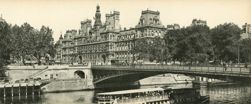Paris, Hôtel de Ville ve Pont d