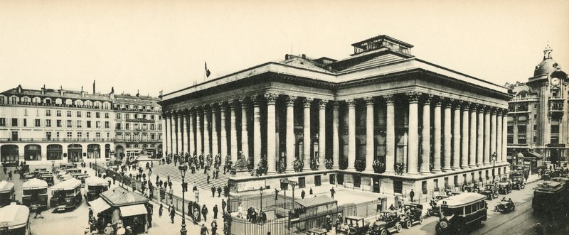 Paris, La Bourse, Borsa by French Photographer