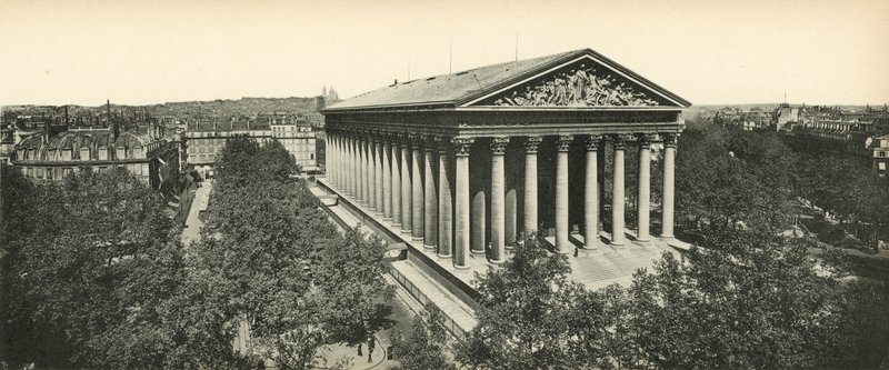 Paris, La Madeleine, Madeleine Kilisesi by French Photographer