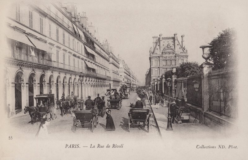Paris, La Rue De Rivoli by French Photographer