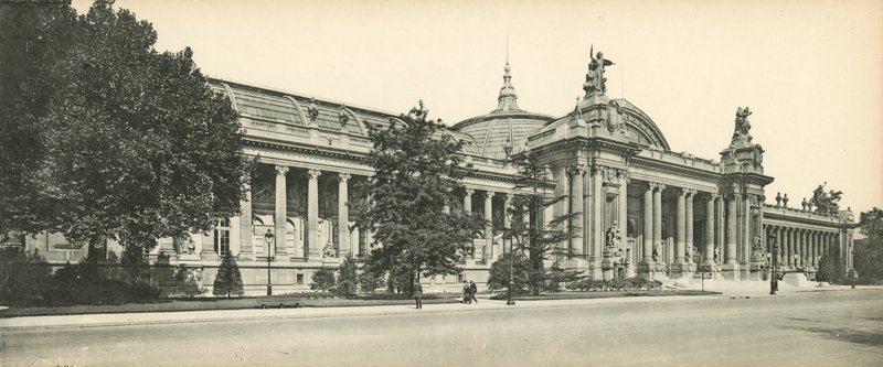 Paris, Le Grand-Palais des Champs-Elysees, Büyük Şanzelize Sarayı by French Photographer