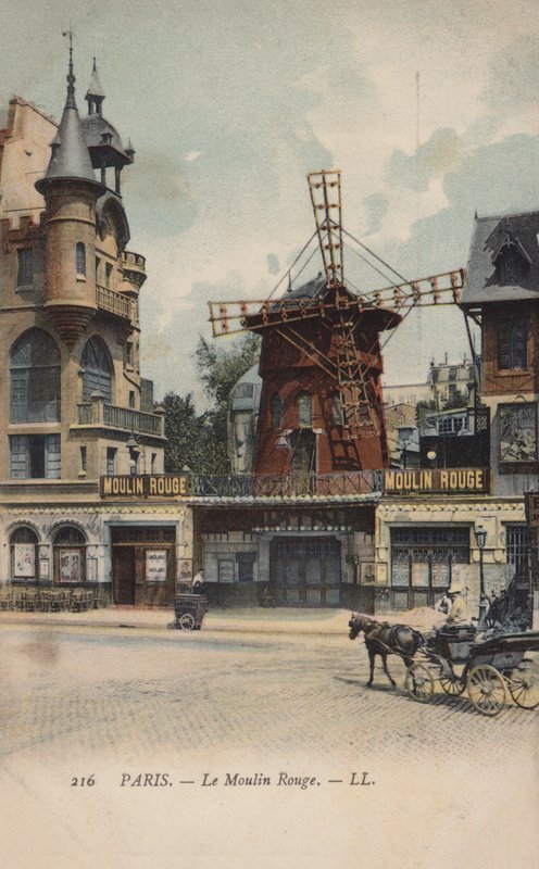 Paris, Moulin Rouge by French Photographer