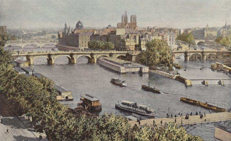 Paris, Le Pont-Neuf ve Ile de la Cite, Louvre
