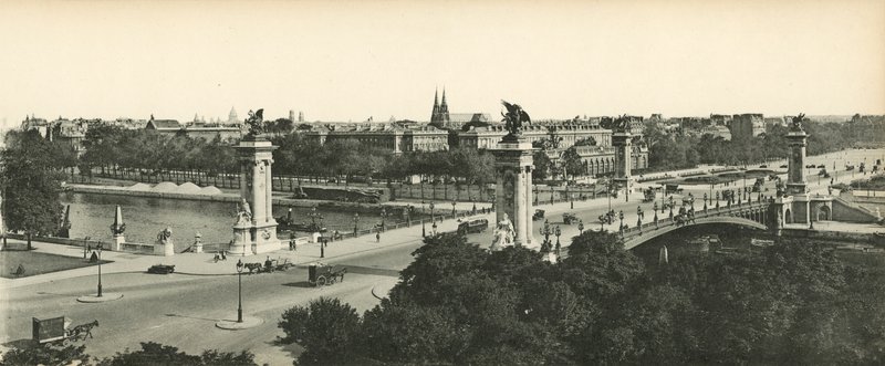 Paris, Le Pont Alexandre III, Alexander III Köprüsü by French Photographer