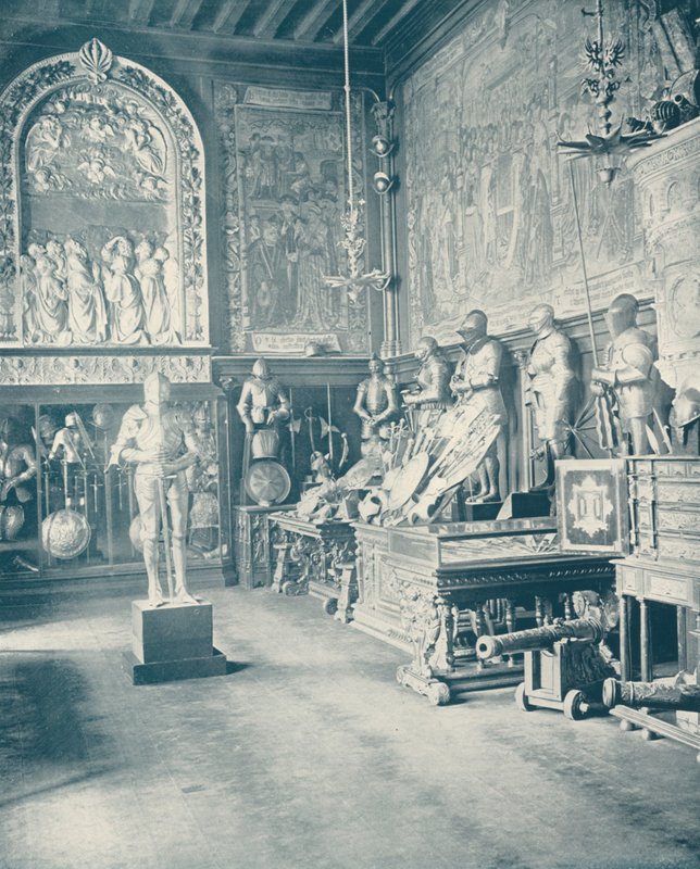 Paris: Musee Spitzer, Cephanelik Salonu (s/b fotoğraf) by French Photographer