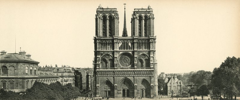Paris, Notre-Dame, Notre-Dame Kilisesi by French Photographer