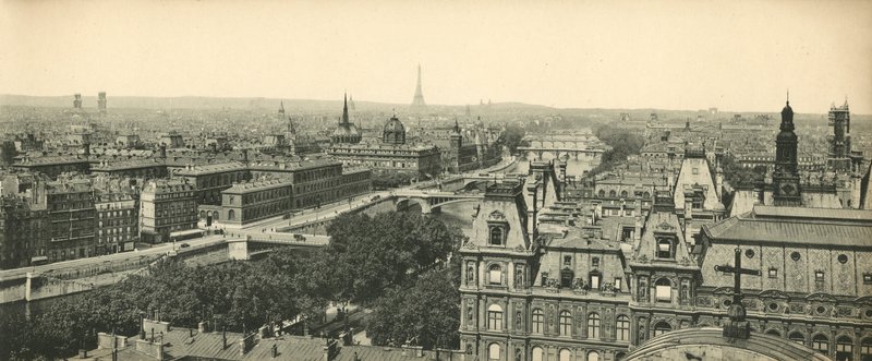 Paris, Panorama des Huit-Ponts, Sekiz Köprü by French Photographer