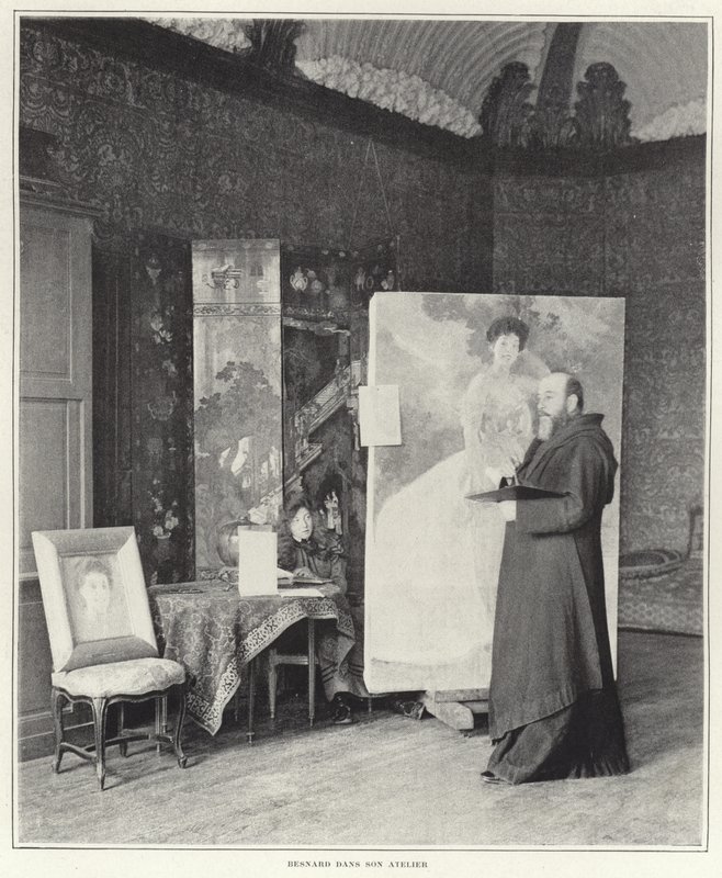 Paul-Albert Besnard atölyesinde by French Photographer