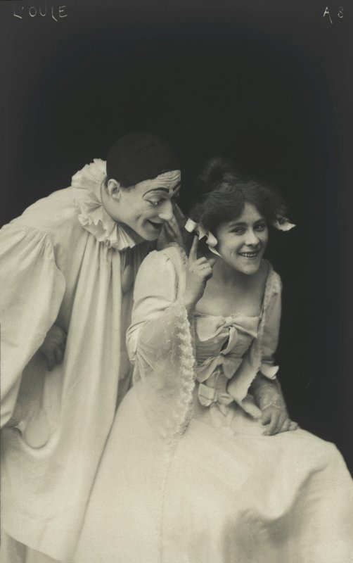 Pierrot (s/b fotoğraf) by French Photographer
