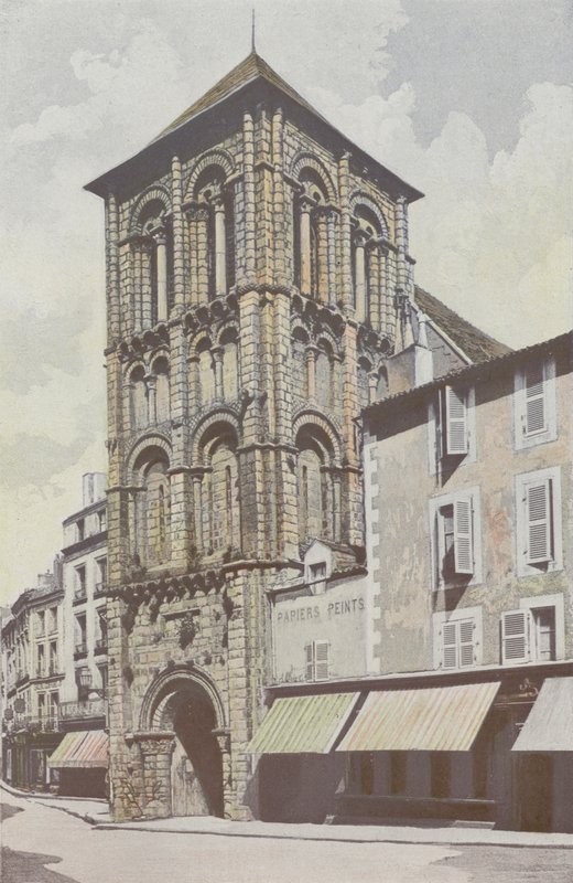 Poitiers, Saint-Porchaire Kilisesi, Çan kulesi by French Photographer