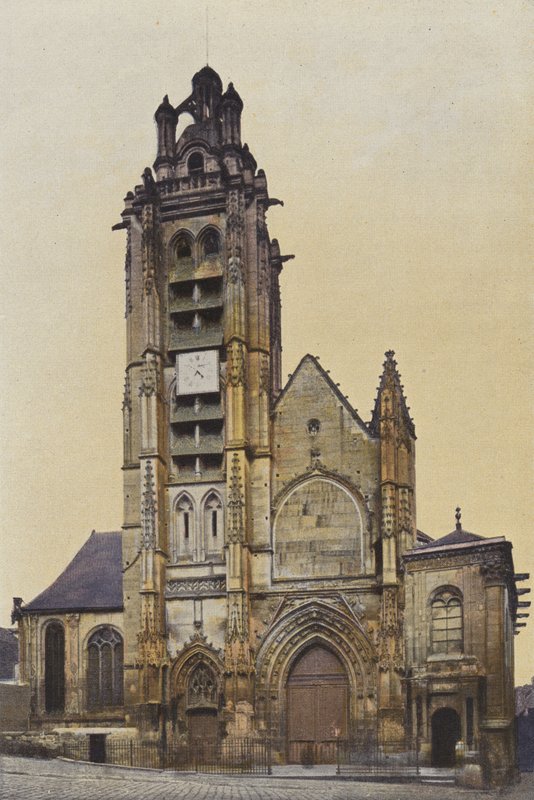 Pontoise, Saint-Maclou Kilisesi, Cephe by French Photographer