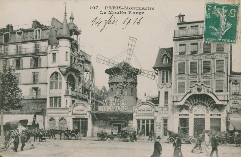 Moulin Rouge, Paris, 1913