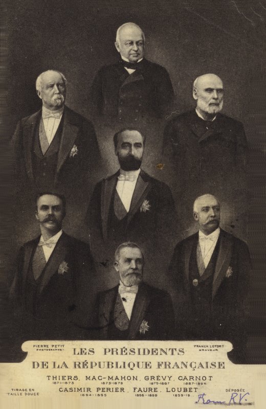 Fransa Cumhuriyeti Cumhurbaşkanları by French Photographer