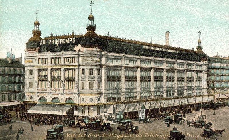 Printemps alışveriş merkezi, Paris (renkli fotoğraf) by French Photographer