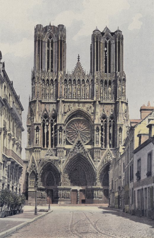 Reims, Katedral, Cephe O by French Photographer